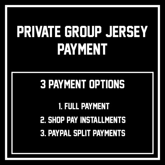 Basketball Jersey Private Payment